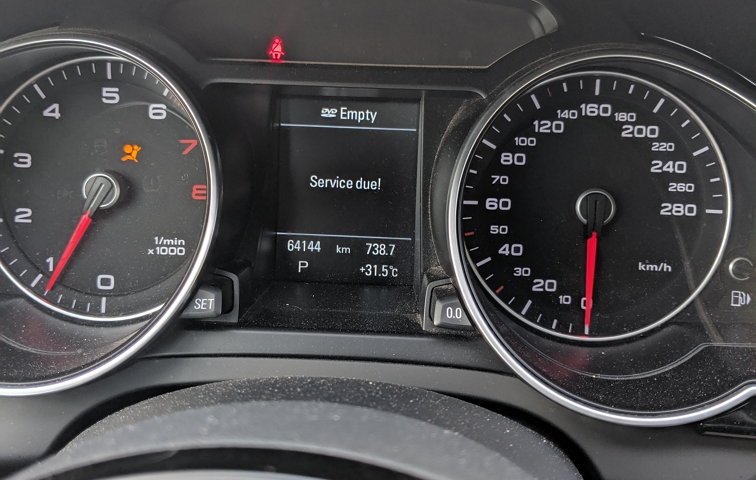 Pourquoi mon Audi indique-t-elle Service due