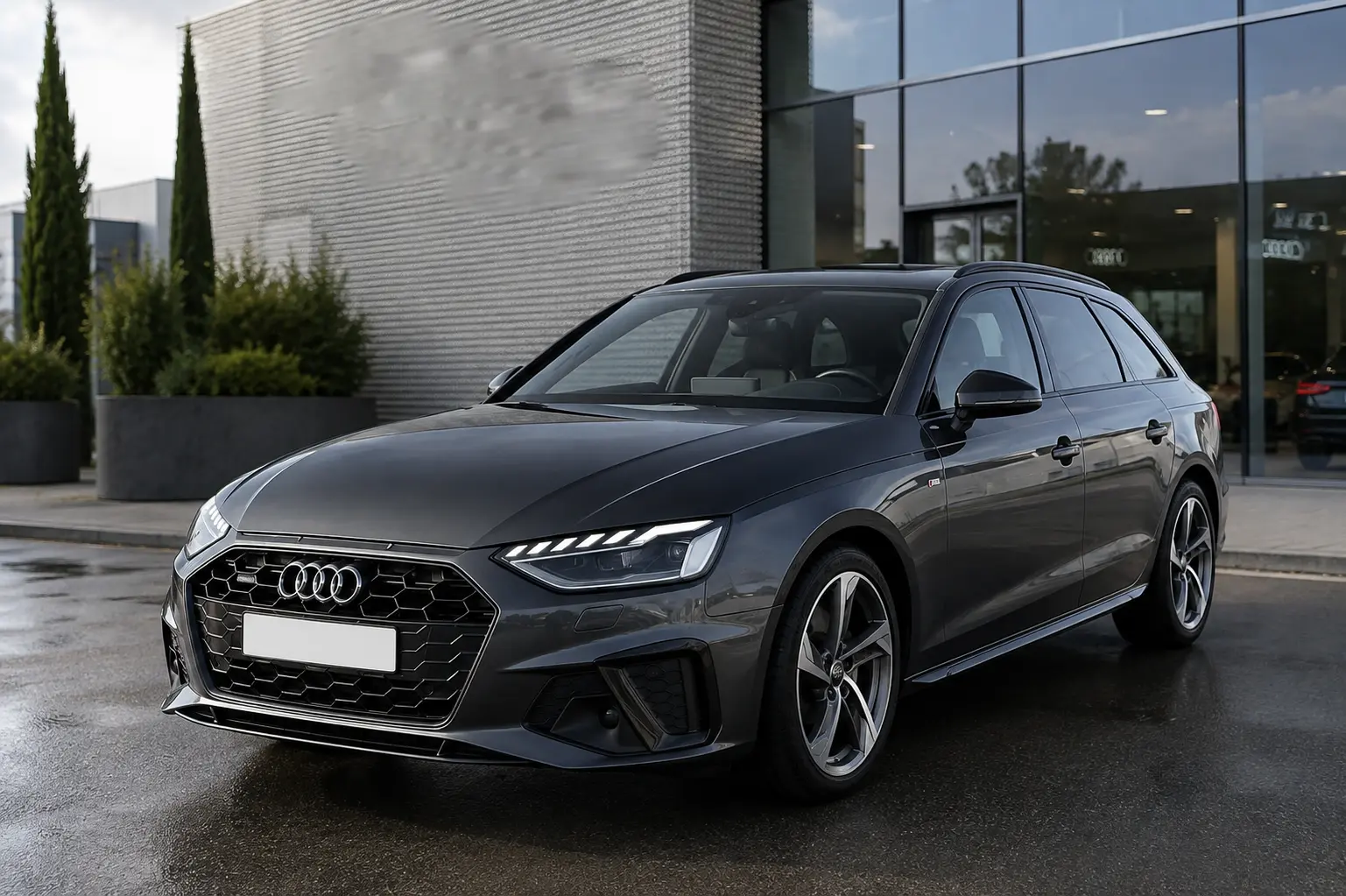 Audi A4 S line face