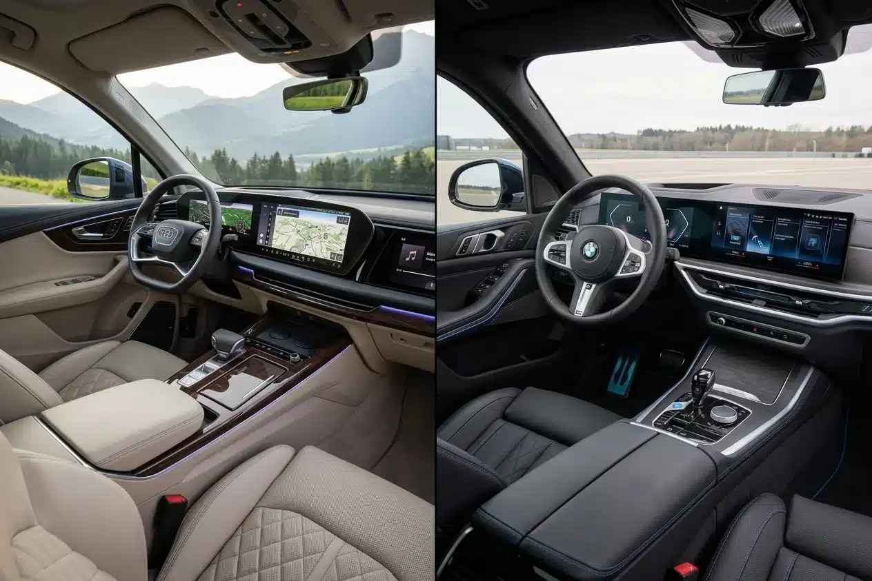 Intérieur Audi Q7 vs BMW X5